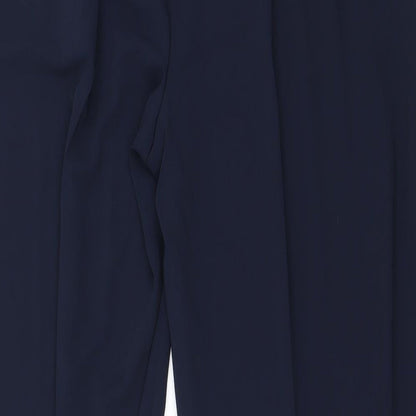 Womens UK Size 34 Marks and Spencer Regular Fit  Blue Trousers