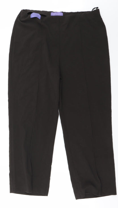 Autonomy Womens Brown   Trousers  Size 14 L21 in