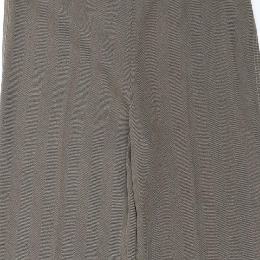 Womens UK Size 14 NEXT Regular Fit  Brown Trousers