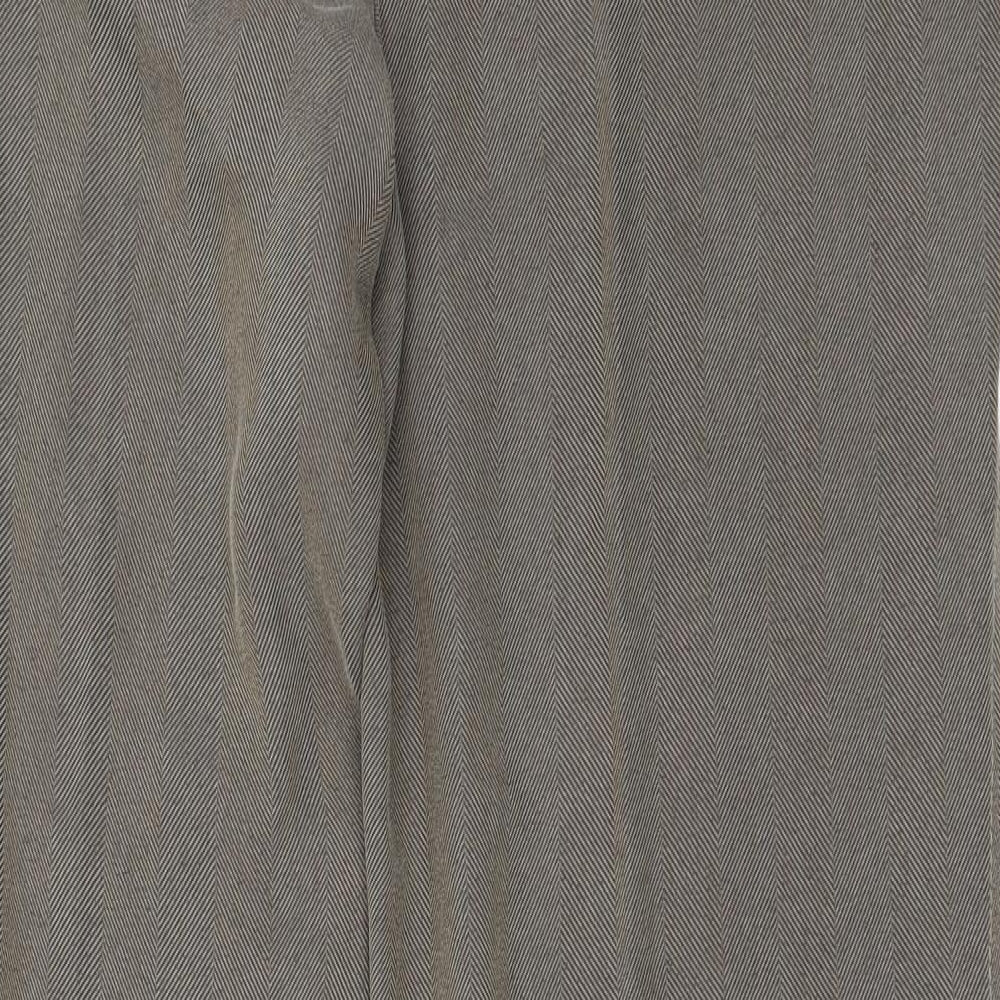 Womens UK Size 14 NEXT Regular Fit  Brown Trousers