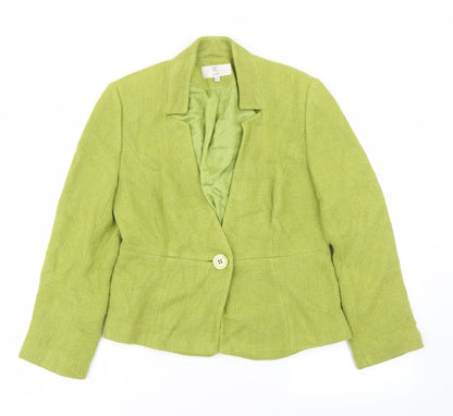 Womens UK Size 10 Country Casuals Green Jacket