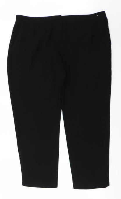Womens UK Size 16 NEXT Regular Fit  Black Trousers