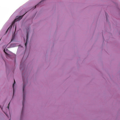 Mens UK Size M Burton Purple  Button-Up Long Sleeve Casual Shirt