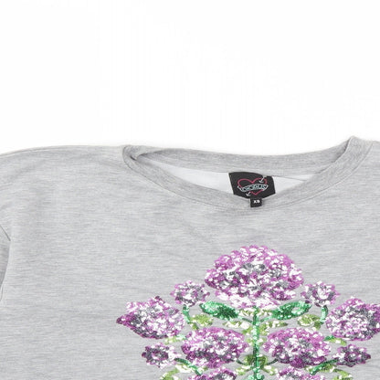 CHORUS Womens Grey   Pullover Sweatshirt Size XS