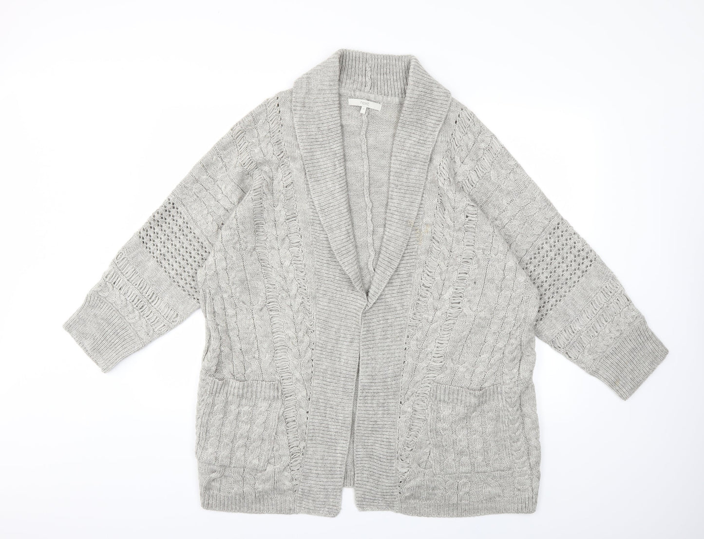 NEXT Womens Grey  Knit Cardigan Jumper Size M
