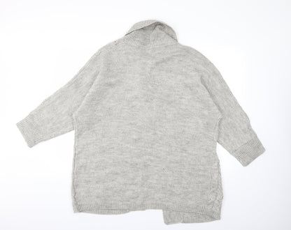 NEXT Womens Grey  Knit Cardigan Jumper Size M