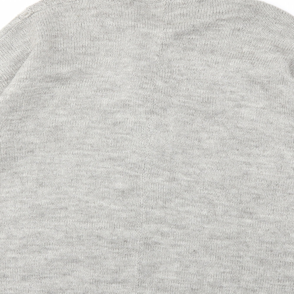 NEXT Womens Grey  Knit Cardigan Jumper Size M