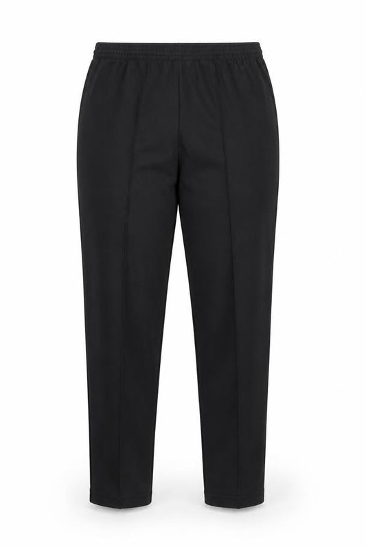 Womens UK Size 14 Preworn Regular Fit  Black Trousers