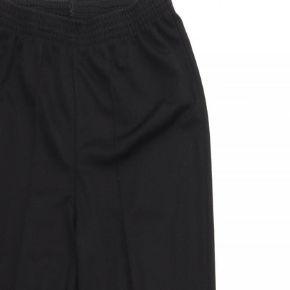 Womens UK Size 14 Preworn Regular Fit  Black Trousers