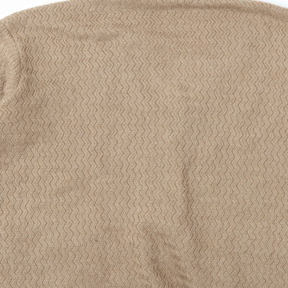 love live Womens Brown  Knit Cardigan Jumper Size XL