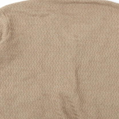 love live Womens Brown  Knit Cardigan Jumper Size XL