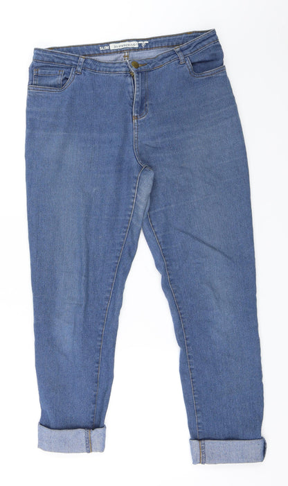 Womens UK Size 30 in Preworn Regular Fit Straight Blue Jeans