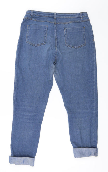 Womens UK Size 30 in Preworn Regular Fit Straight Blue Jeans