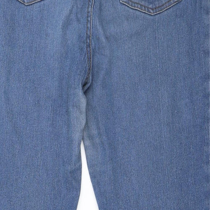 Womens UK Size 30 in Preworn Regular Fit Straight Blue Jeans
