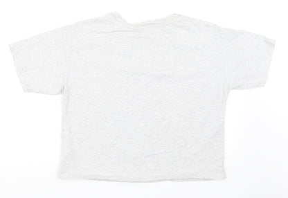 alcott Womens Grey   Basic T-Shirt Size L