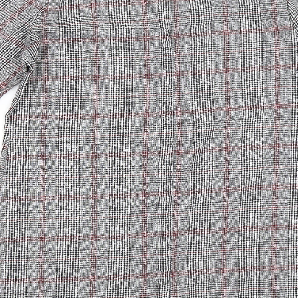 Stella Morgan Womens Grey Check  Shift  Size 14