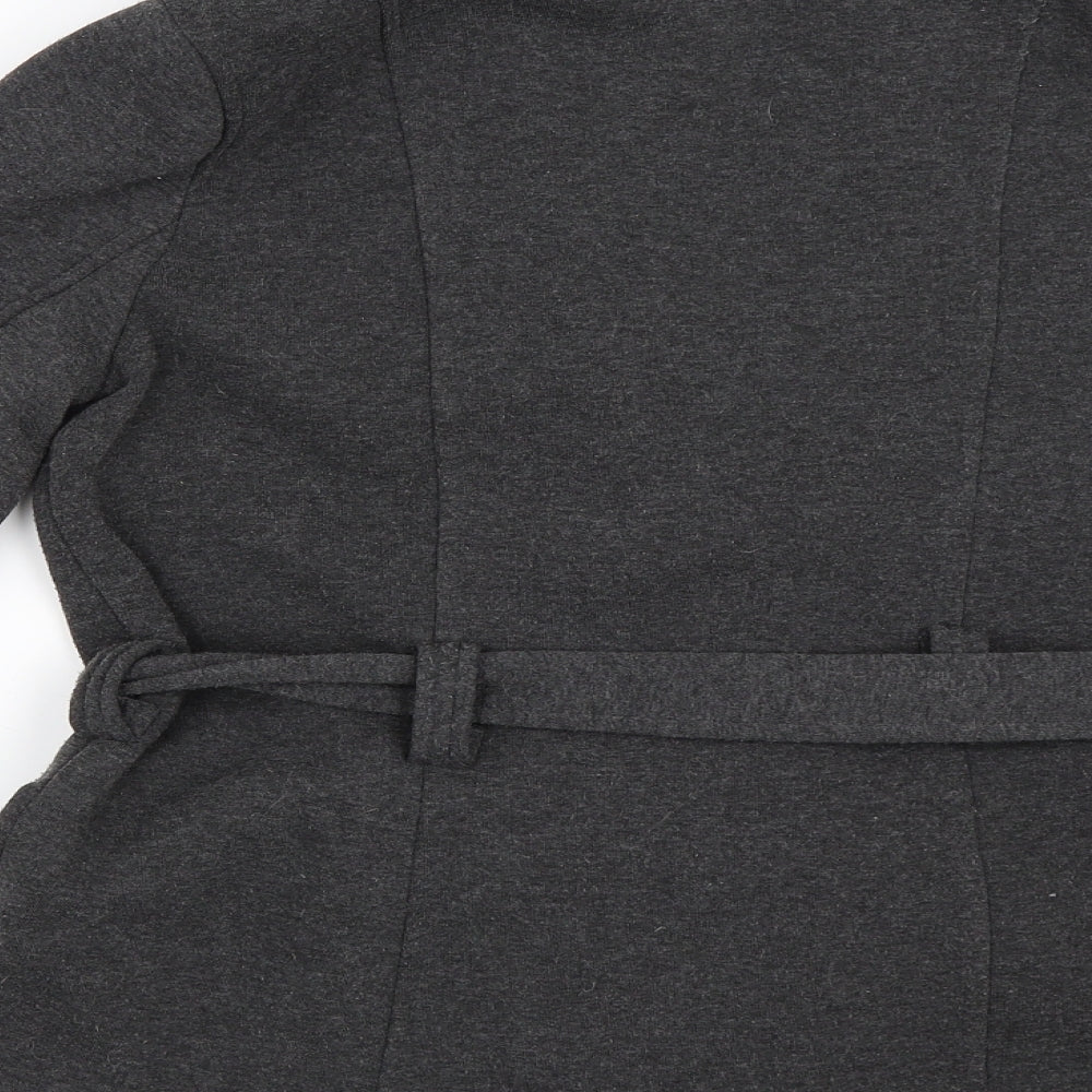 FOREVER 21 Womens Grey   Pea Coat Coat Size M