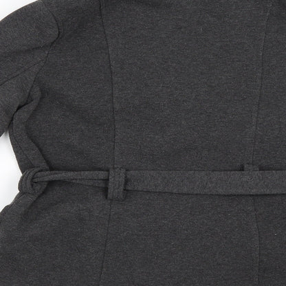 FOREVER 21 Womens Grey   Pea Coat Coat Size M