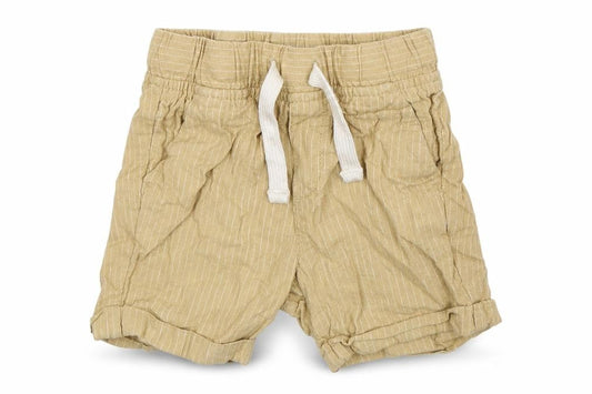 Tu Boys Beige Striped  Chino Shorts Size 2 Years