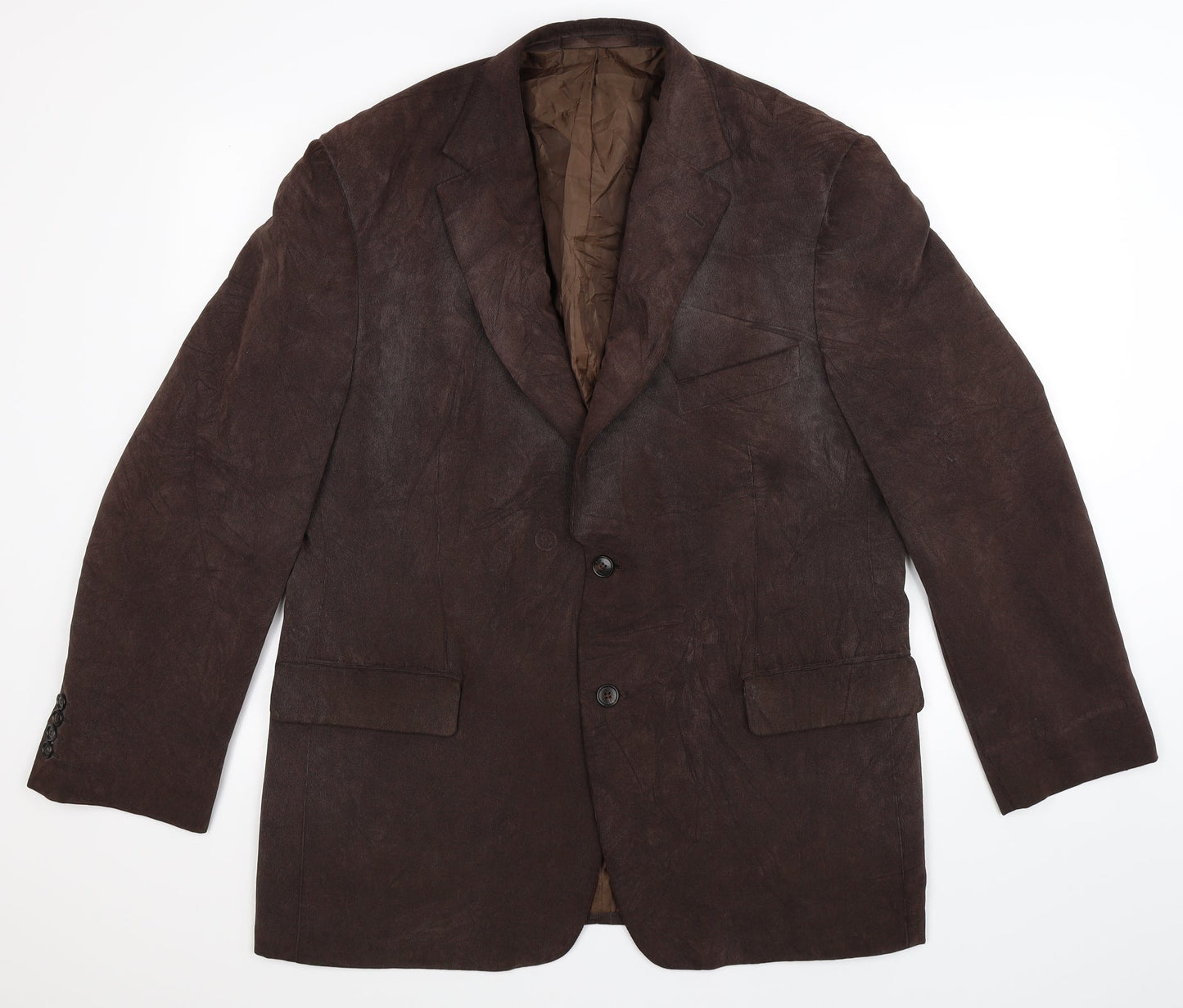 Mens UK Size 42 Marks and Spencer Regular Brown Suit Jacket