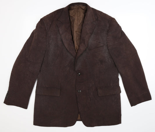Mens UK Size 42 Marks and Spencer Regular Brown Suit Jacket