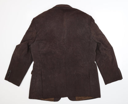 Mens UK Size 42 Marks and Spencer Regular Brown Suit Jacket