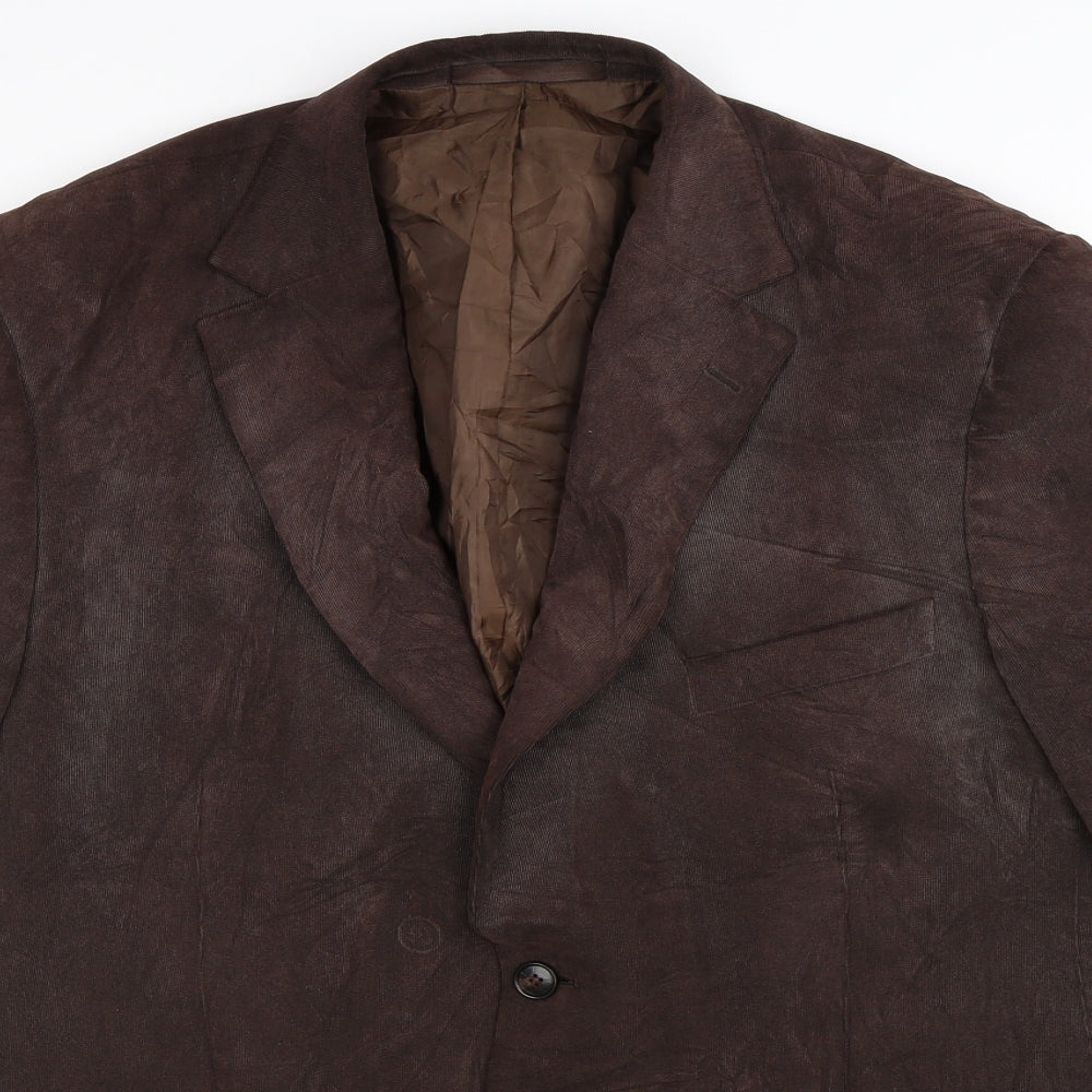 Mens UK Size 42 Marks and Spencer Regular Brown Suit Jacket