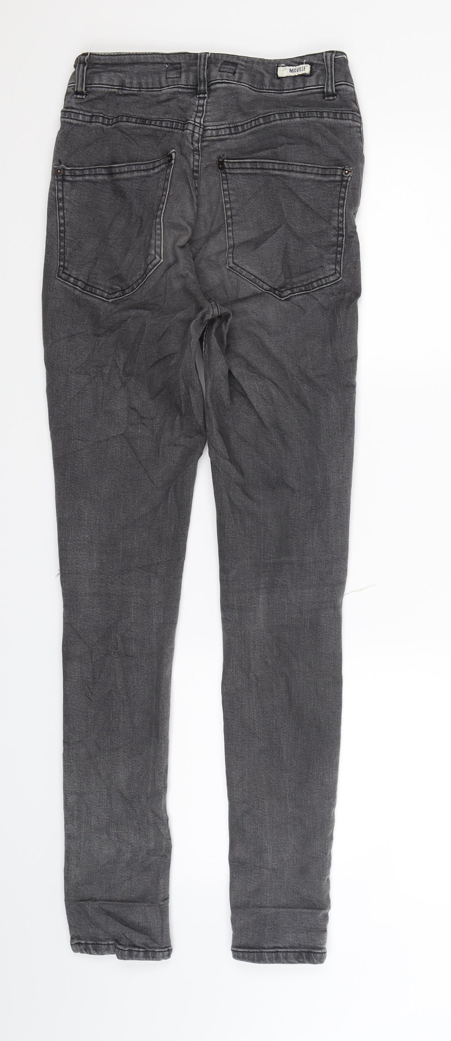 Melville Womens Grey  Denim Jegging Jeans Size 27 in L30 in