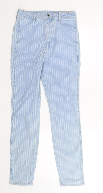 Womens UK Size 27 in H&M Extra-Slim Fit Skinny Blue Jeans