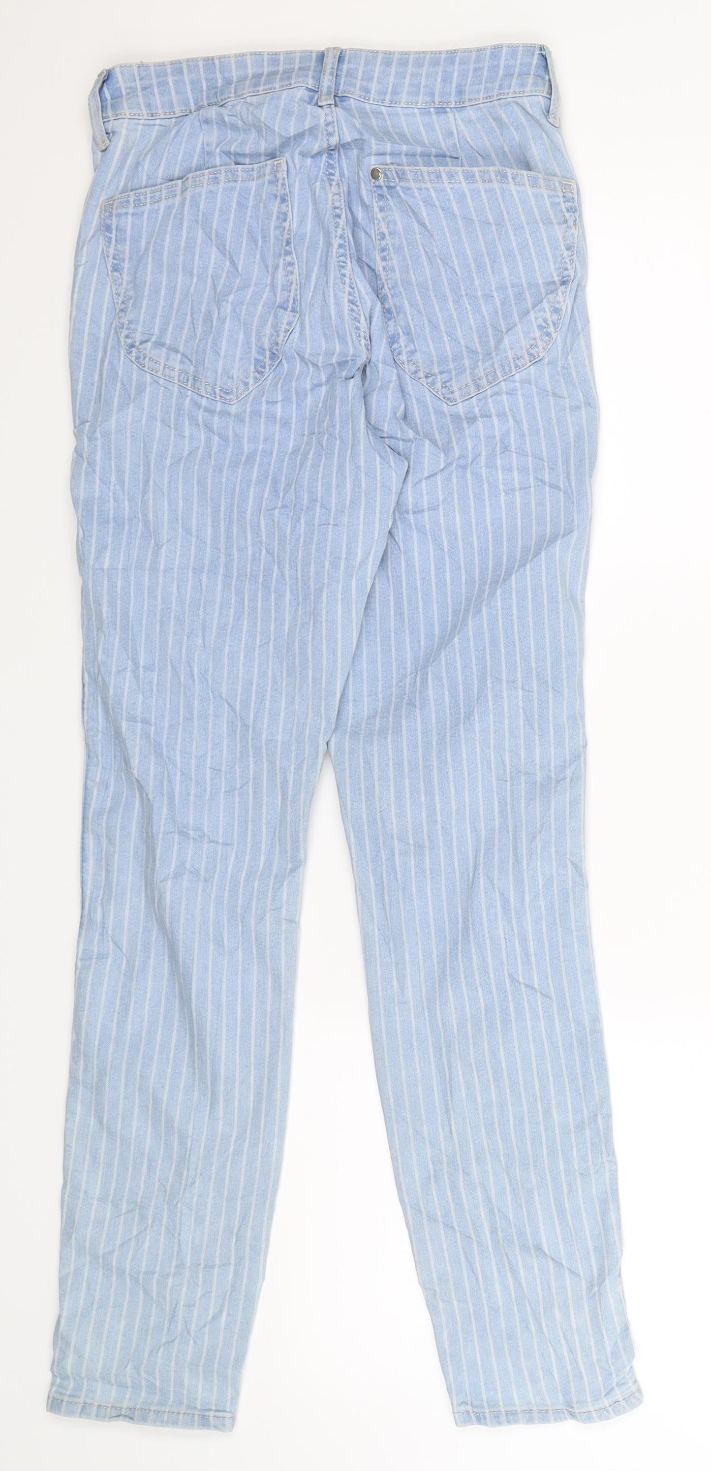 Womens UK Size 27 in H&M Extra-Slim Fit Skinny Blue Jeans