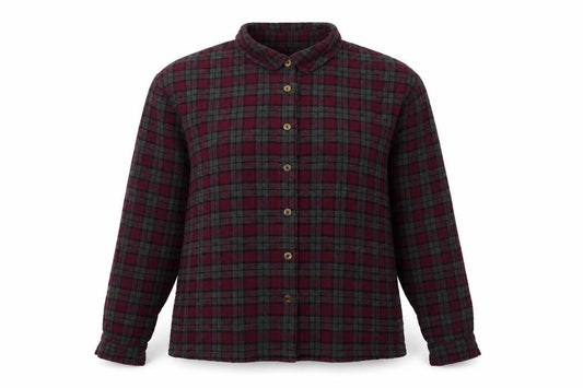 Lazy Days Womens Multicoloured Check  Basic Button-Up Size M
