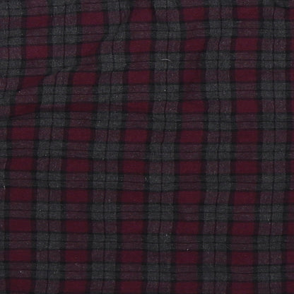 Lazy Days Womens Multicoloured Check  Basic Button-Up Size M