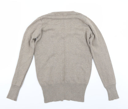 Zara Mens Brown   Pullover Jumper Size L