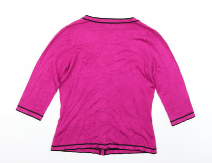 Alex & Co Womens Pink   Cardigan Jumper Size M