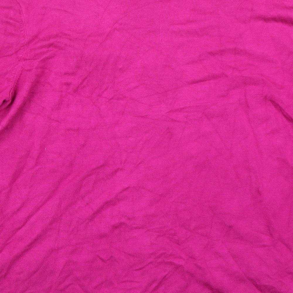 Alex & Co Womens Pink   Cardigan Jumper Size M