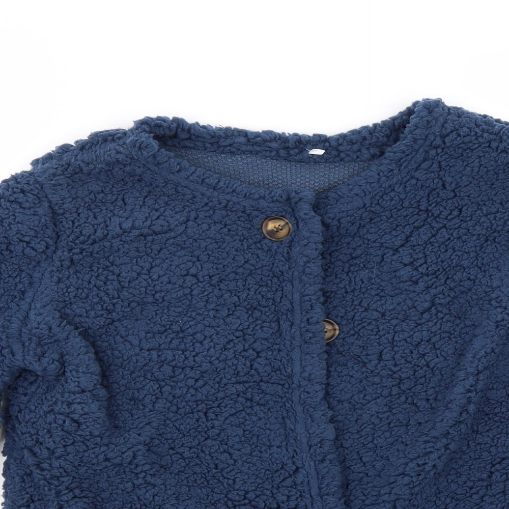 Preworn Womens Blue   Cardigan Jumper Size L