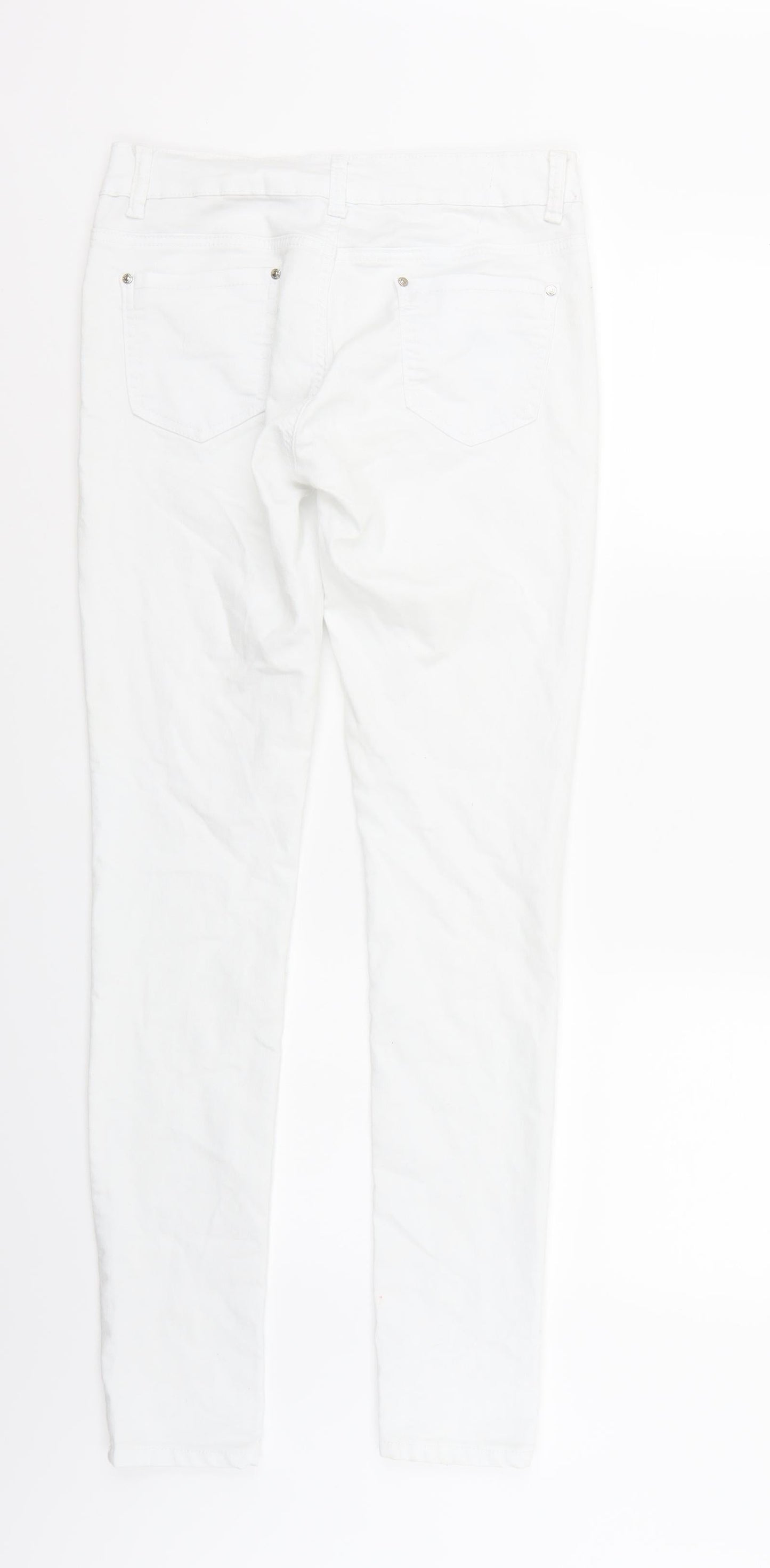 Hello Sunshine Womens White   Straight Jeans Size 12 L31 in