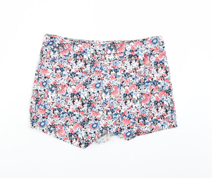 Newlook Womens Multicoloured Floral  Bermuda Shorts Size 10