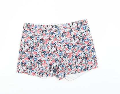 Newlook Womens Multicoloured Floral  Bermuda Shorts Size 10