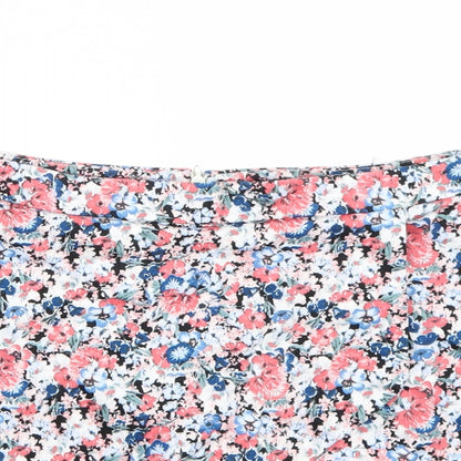 Newlook Womens Multicoloured Floral  Bermuda Shorts Size 10