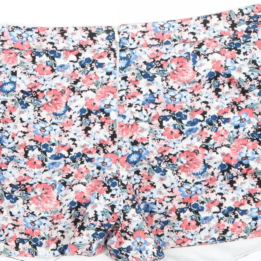Newlook Womens Multicoloured Floral  Bermuda Shorts Size 10