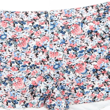 Newlook Womens Multicoloured Floral  Bermuda Shorts Size 10