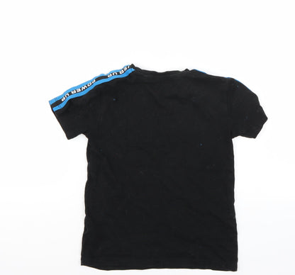 NEXT Boys Black   Basic T-Shirt Size 7 Years