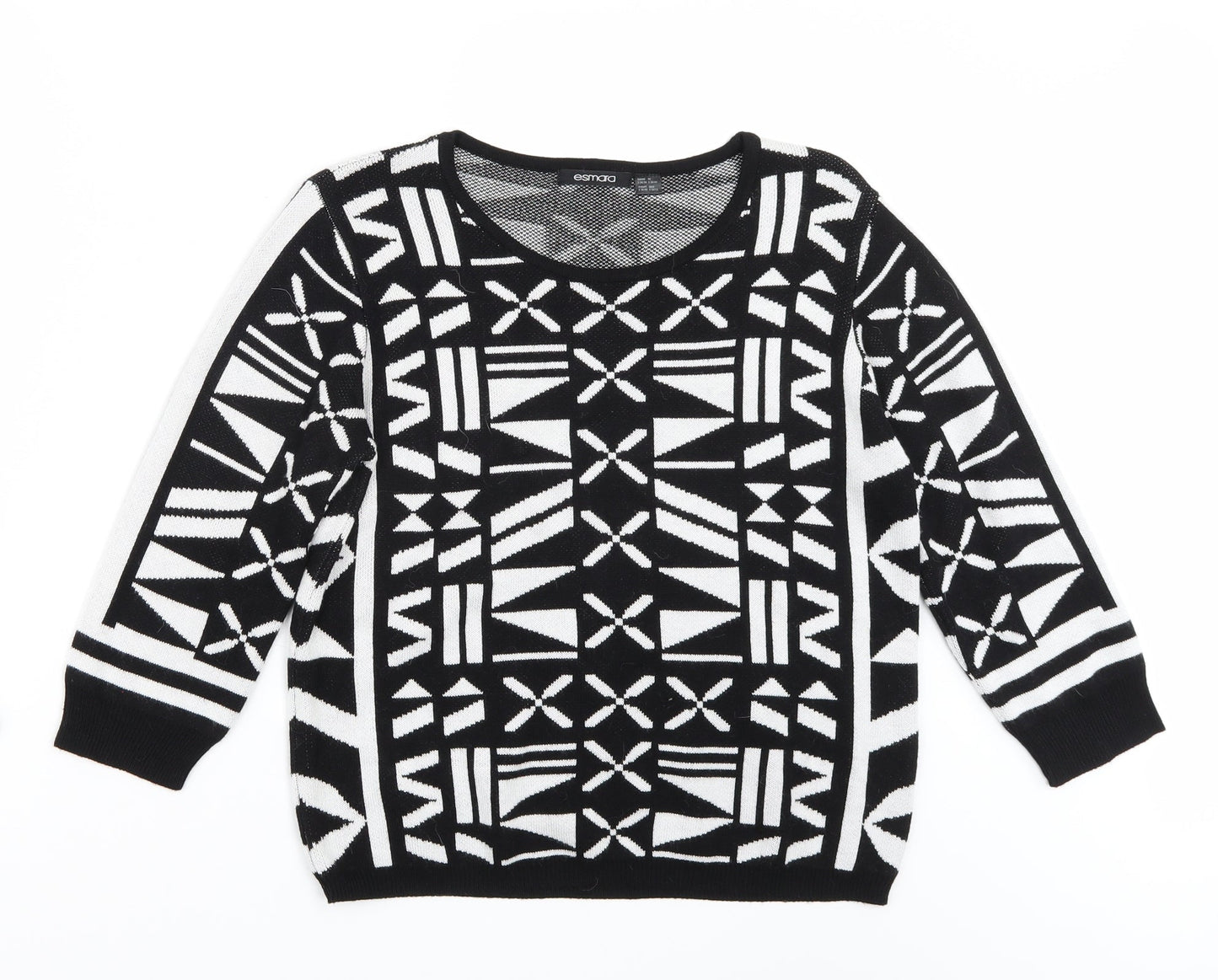 ESMARA Womens Black   Pullover Jumper Size 10