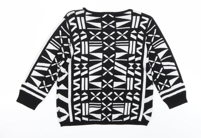 ESMARA Womens Black   Pullover Jumper Size 10