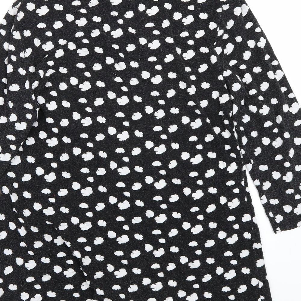 Womens UK Size 14 Moda Black Basic T-Shirt