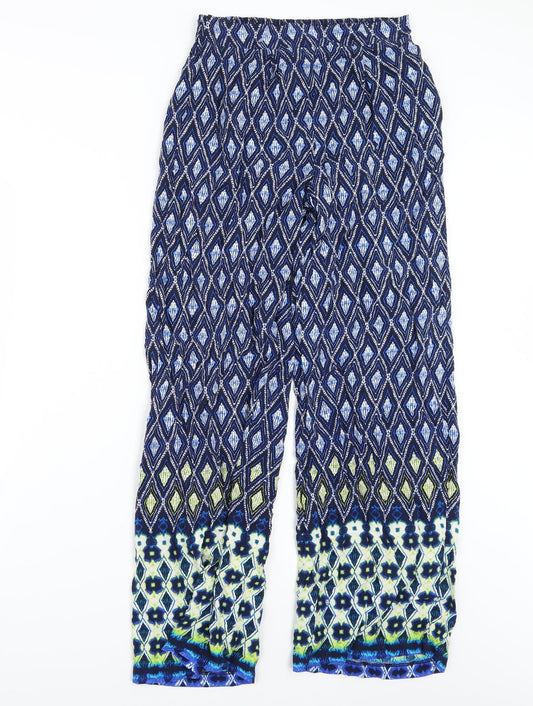 George Womens Blue   Trousers  Size 8 L28 in