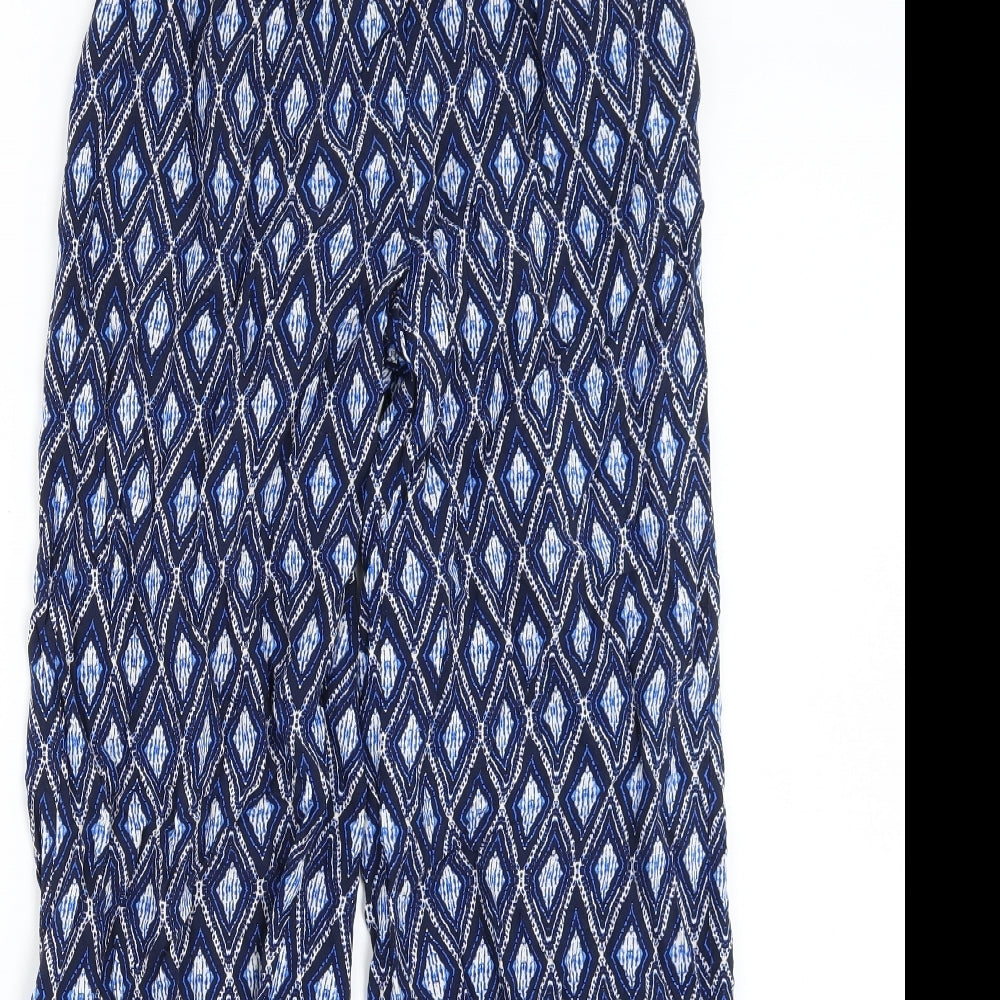 George Womens Blue   Trousers  Size 8 L28 in