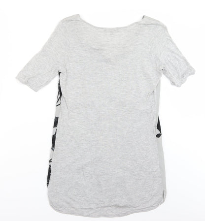 Womens UK Size 10 NEXT Grey Basic T-Shirt