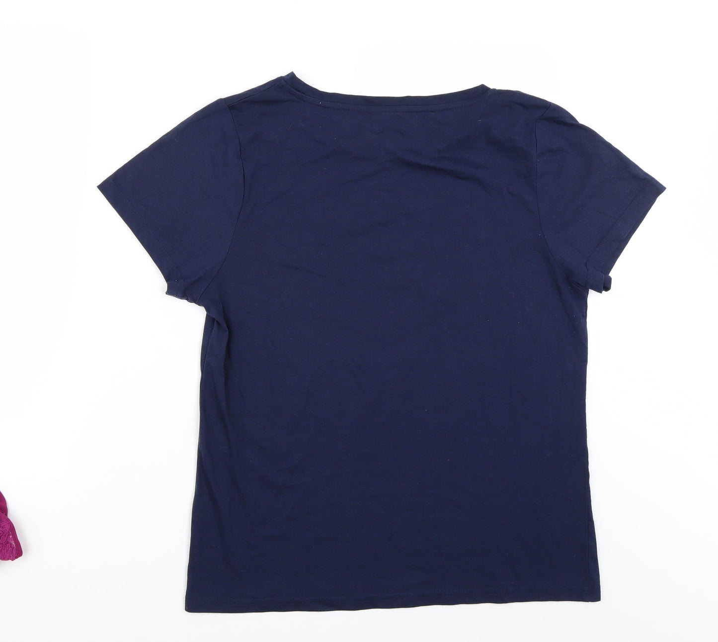 Avenue Womens Blue   Basic T-Shirt Size L